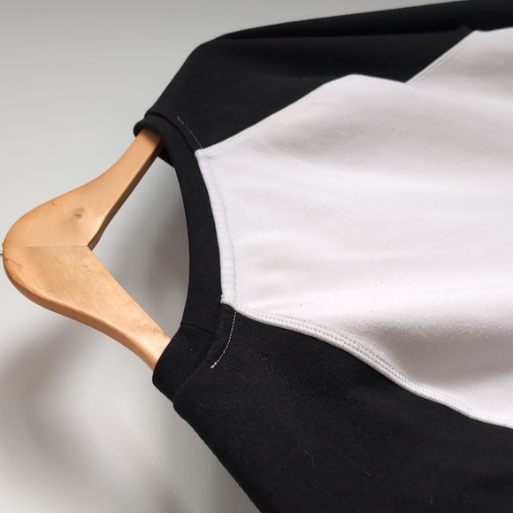 Joe Fresh Active Long Sleeve Crew Neck - Black and White - Picture 5 of 7